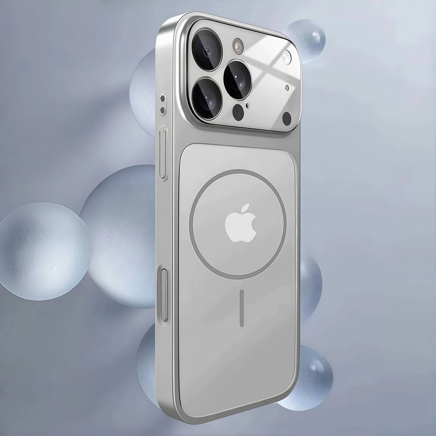 iPhone 17 Series Frosted Glass Magnetic Case