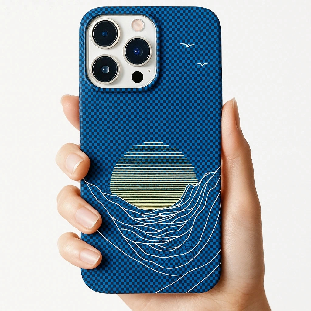 CASEfiy “Moon Over the Sea” iPhone Case
