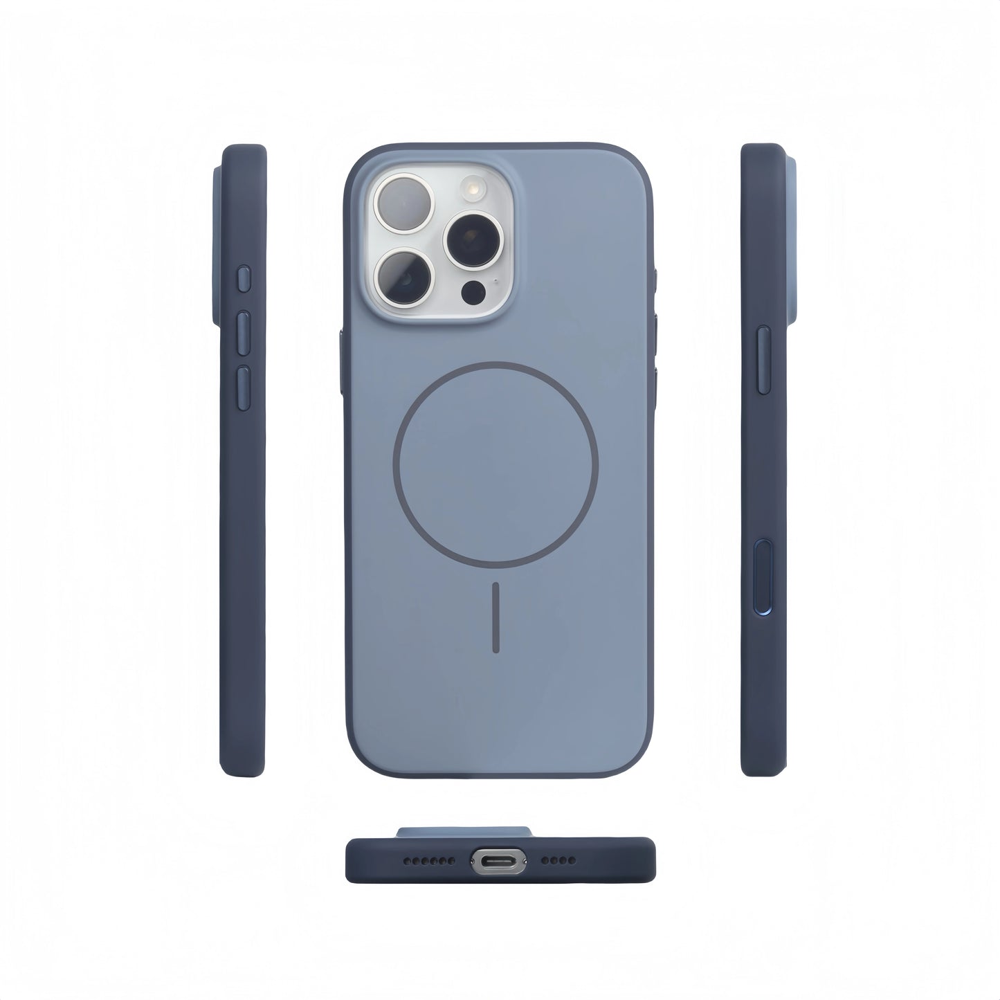 CASEfiy Magnetic Matte Contrast iPhone 17/16 Case