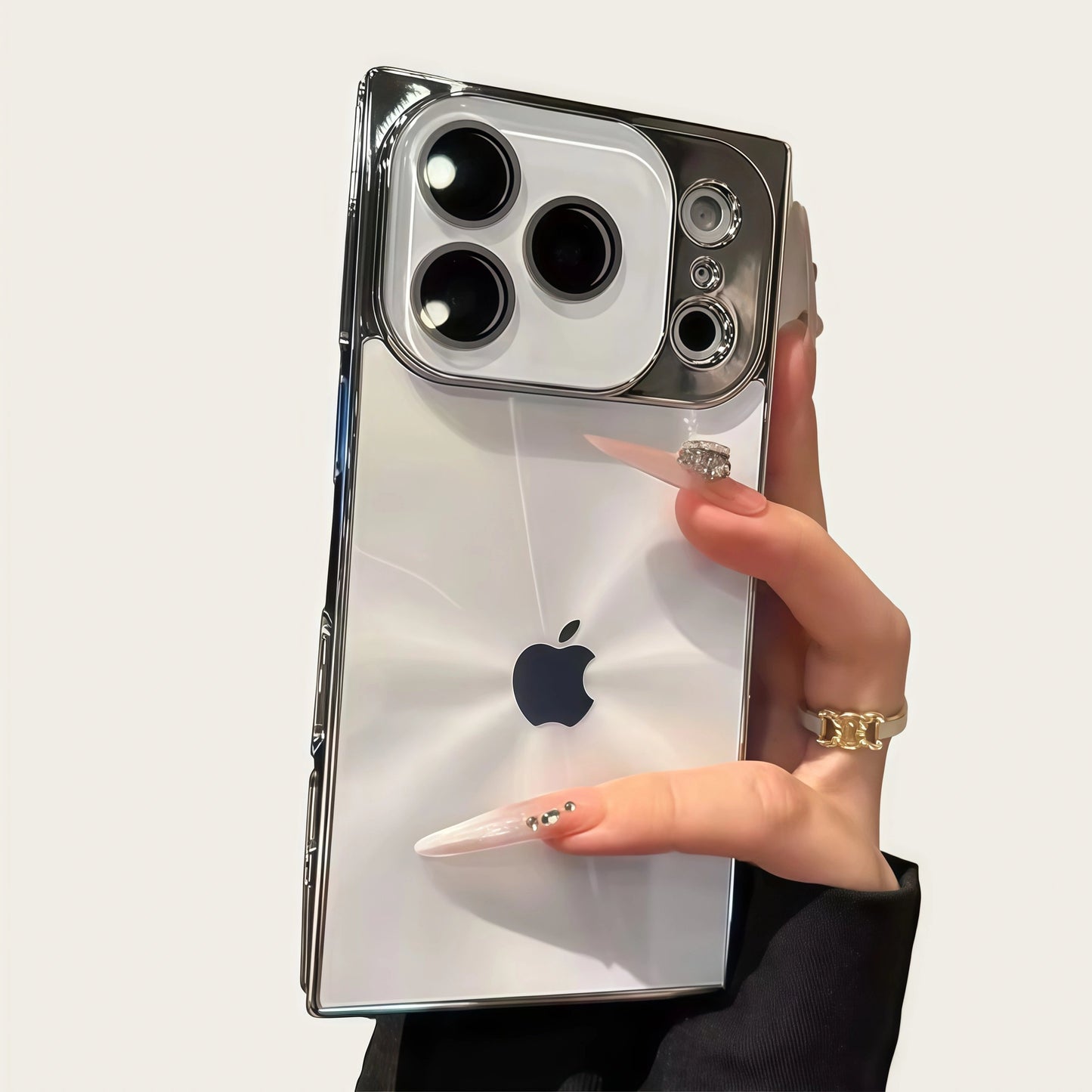 iPhone 17 ProMax Aurora Electroplated Laser Phone Case