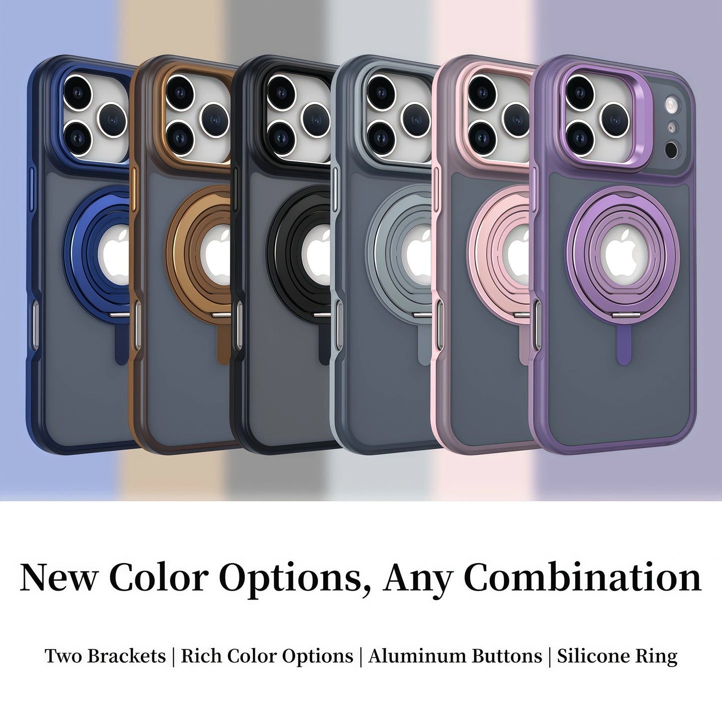 Multi-Color Magnetic Stand iPhone Case