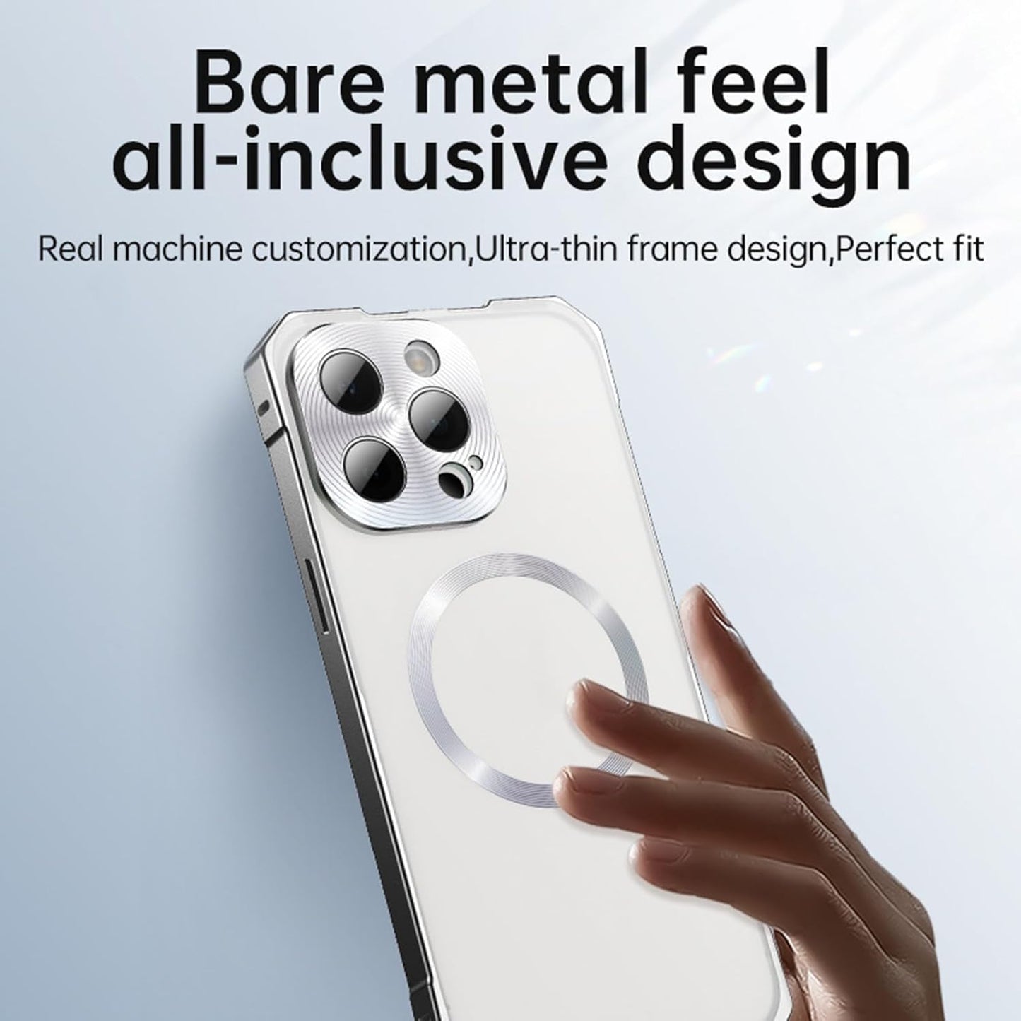 Ultra-Thin Magnetic Phone Case For Apple 16/15 – Shockproof, Anti-Yellow