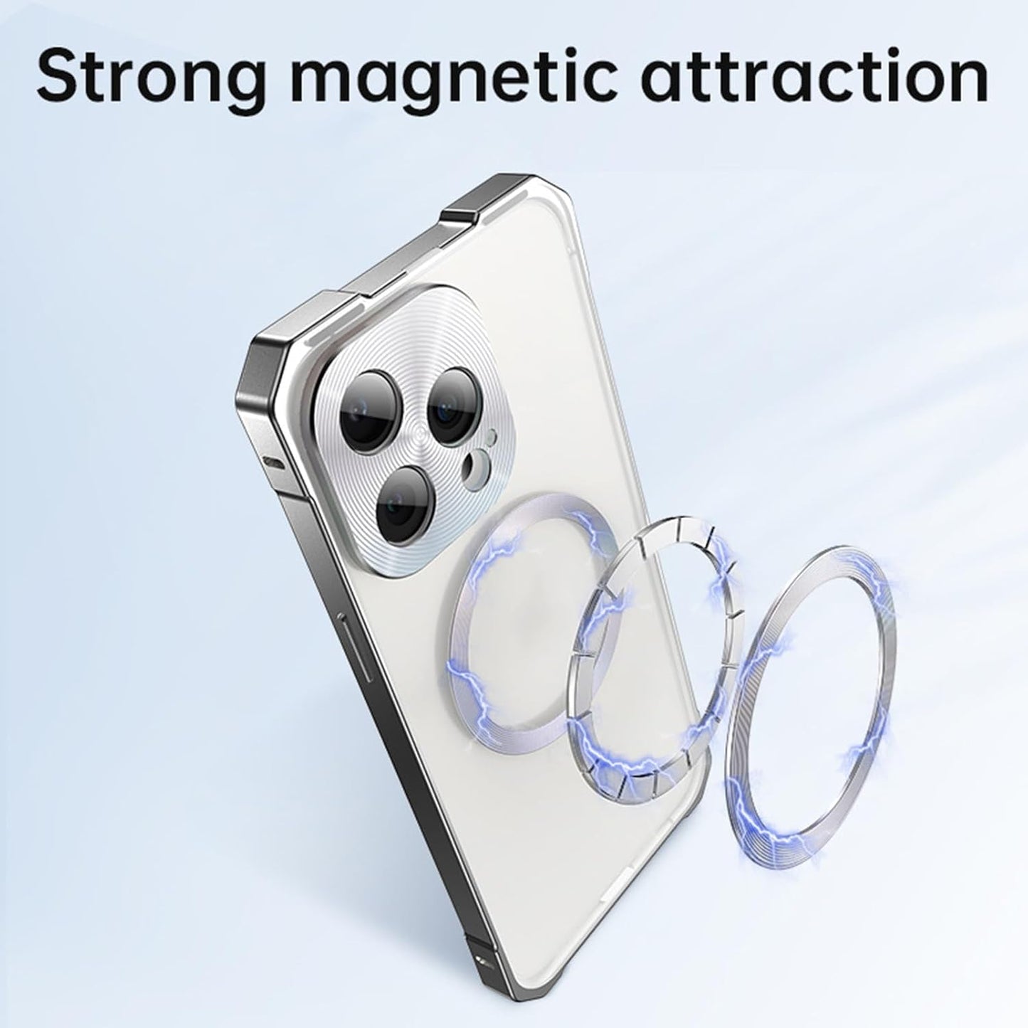 Ultra-Thin Magnetic Phone Case For Apple 16/15 – Shockproof, Anti-Yellow