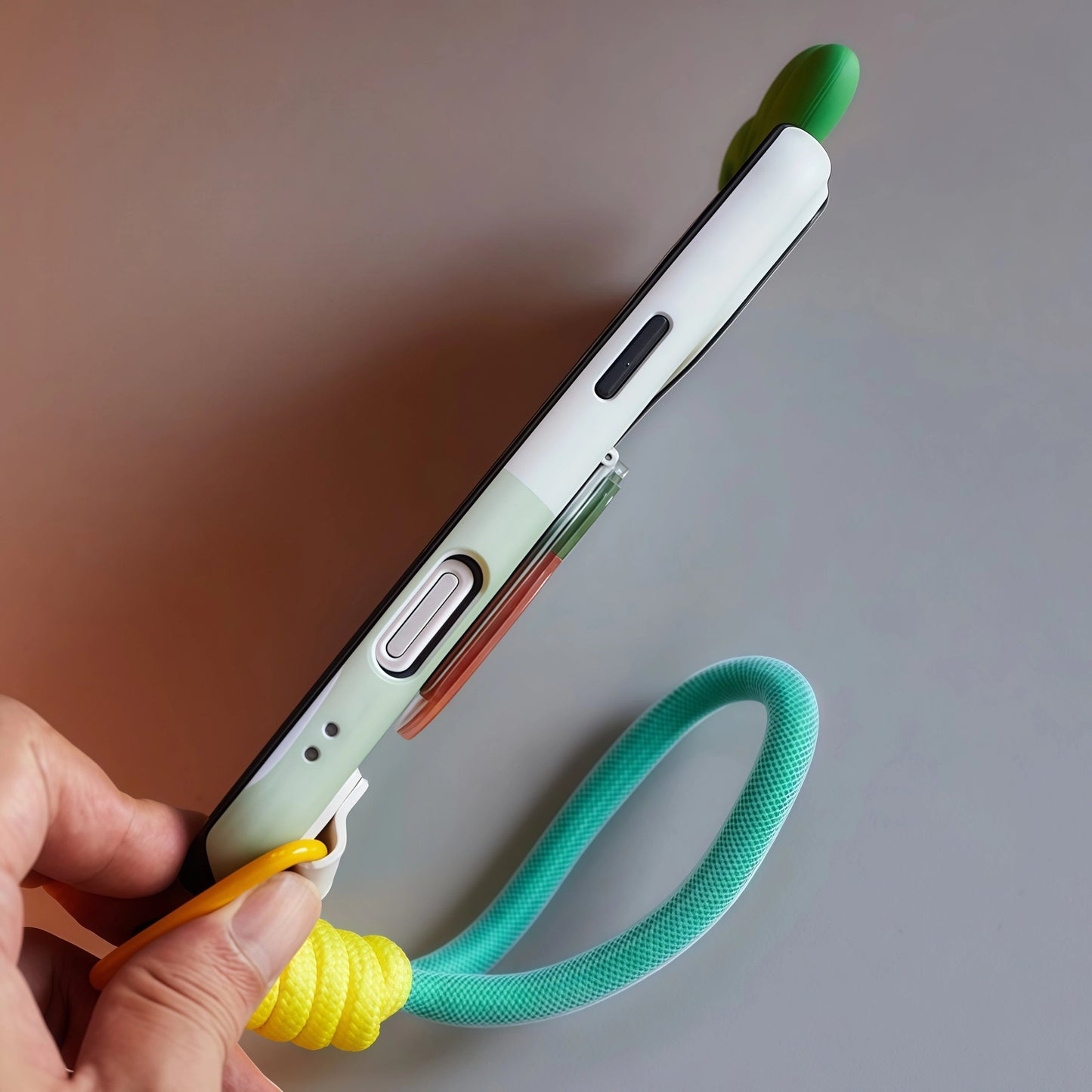 iPhone 17 ProMax Carrot Creative Shockproof Lanyard Case