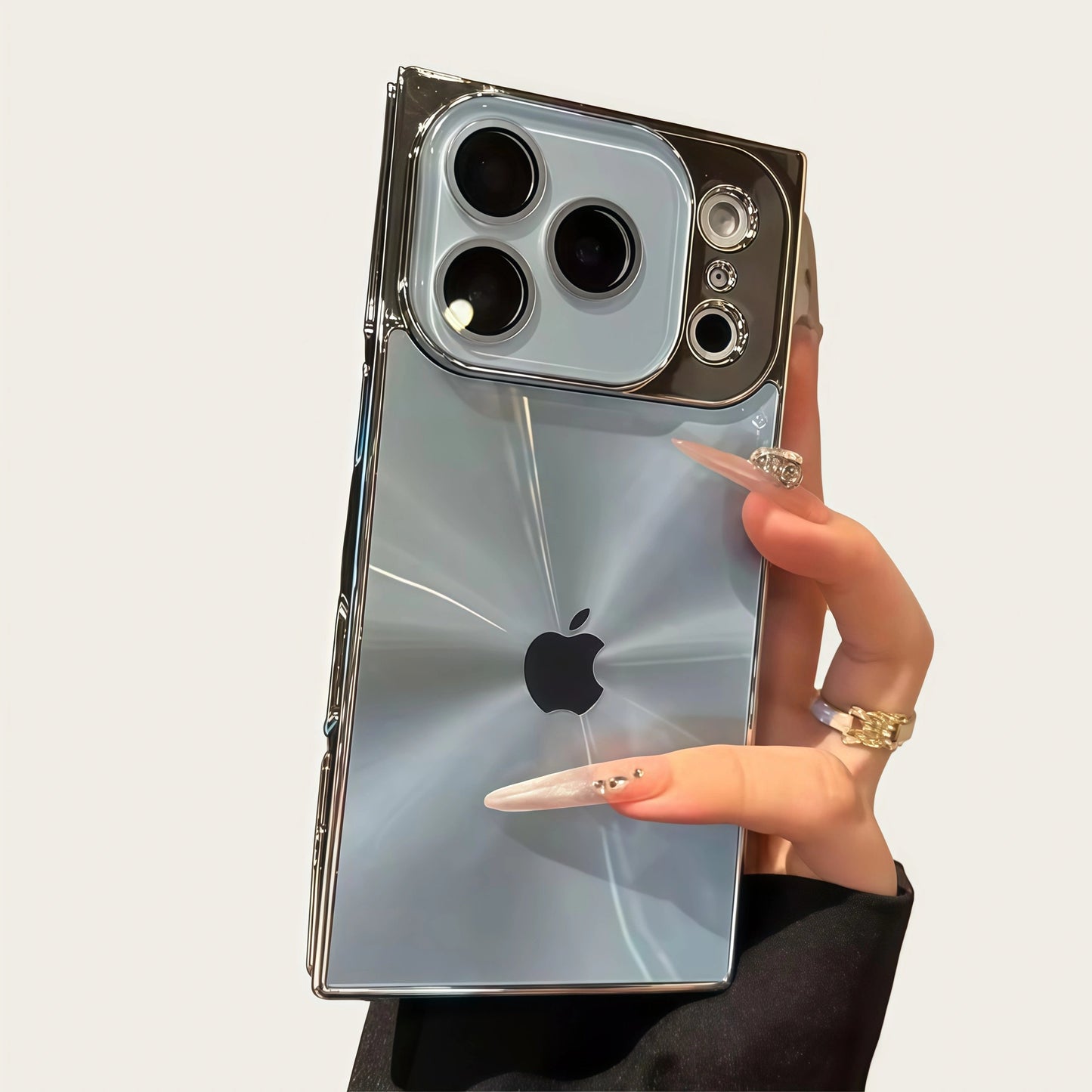 iPhone 17 ProMax Aurora Electroplated Laser Phone Case