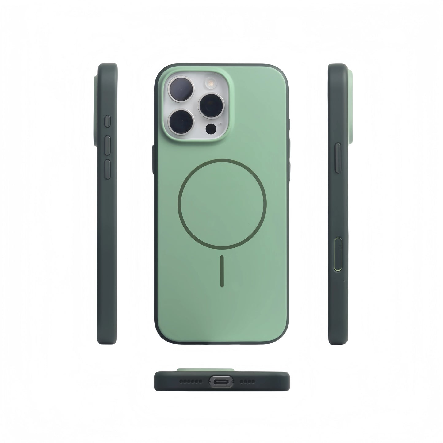 CASEfiy Magnetic Matte Contrast iPhone 17/16 Case
