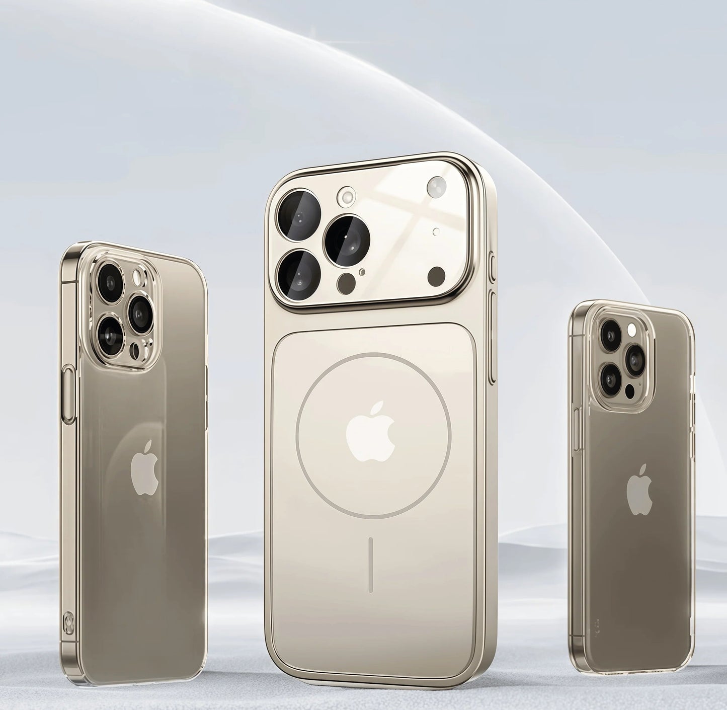 iPhone 17 Series Frosted Glass Magnetic Case