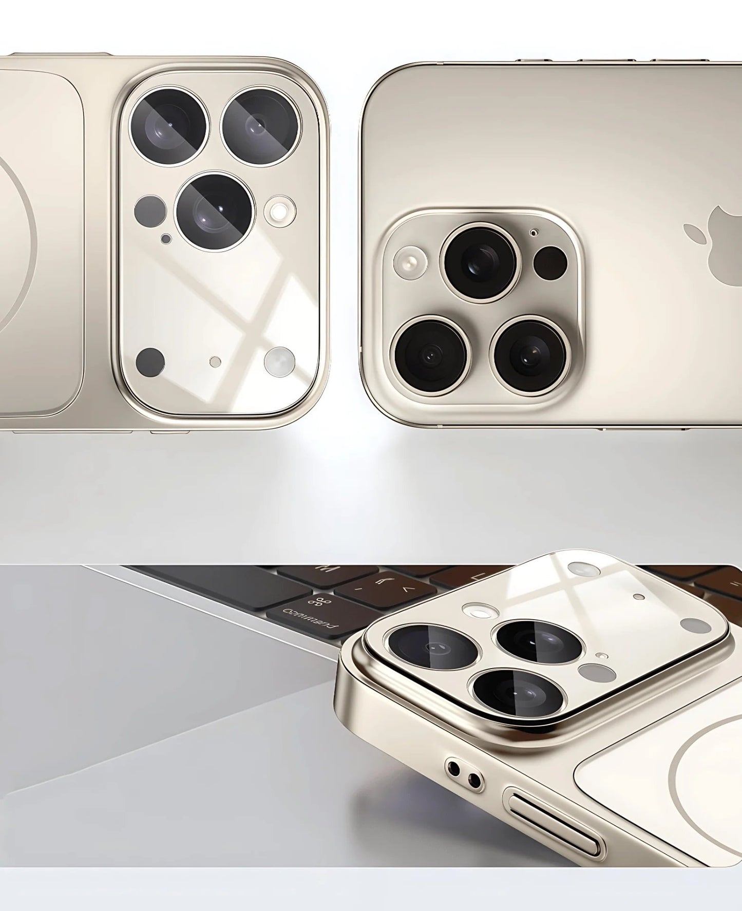 iPhone 17 Series Frosted Glass Magnetic Case