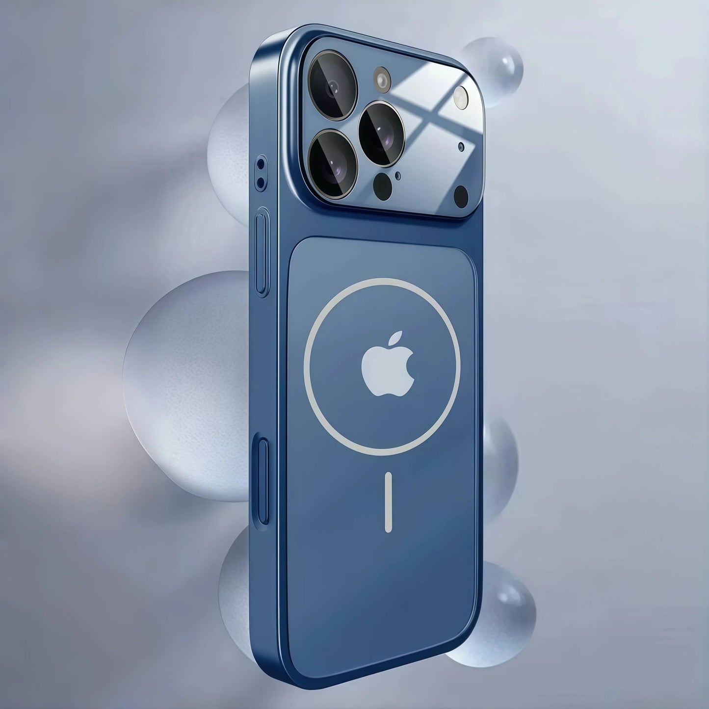 iPhone 17 Series Frosted Glass Magnetic Case