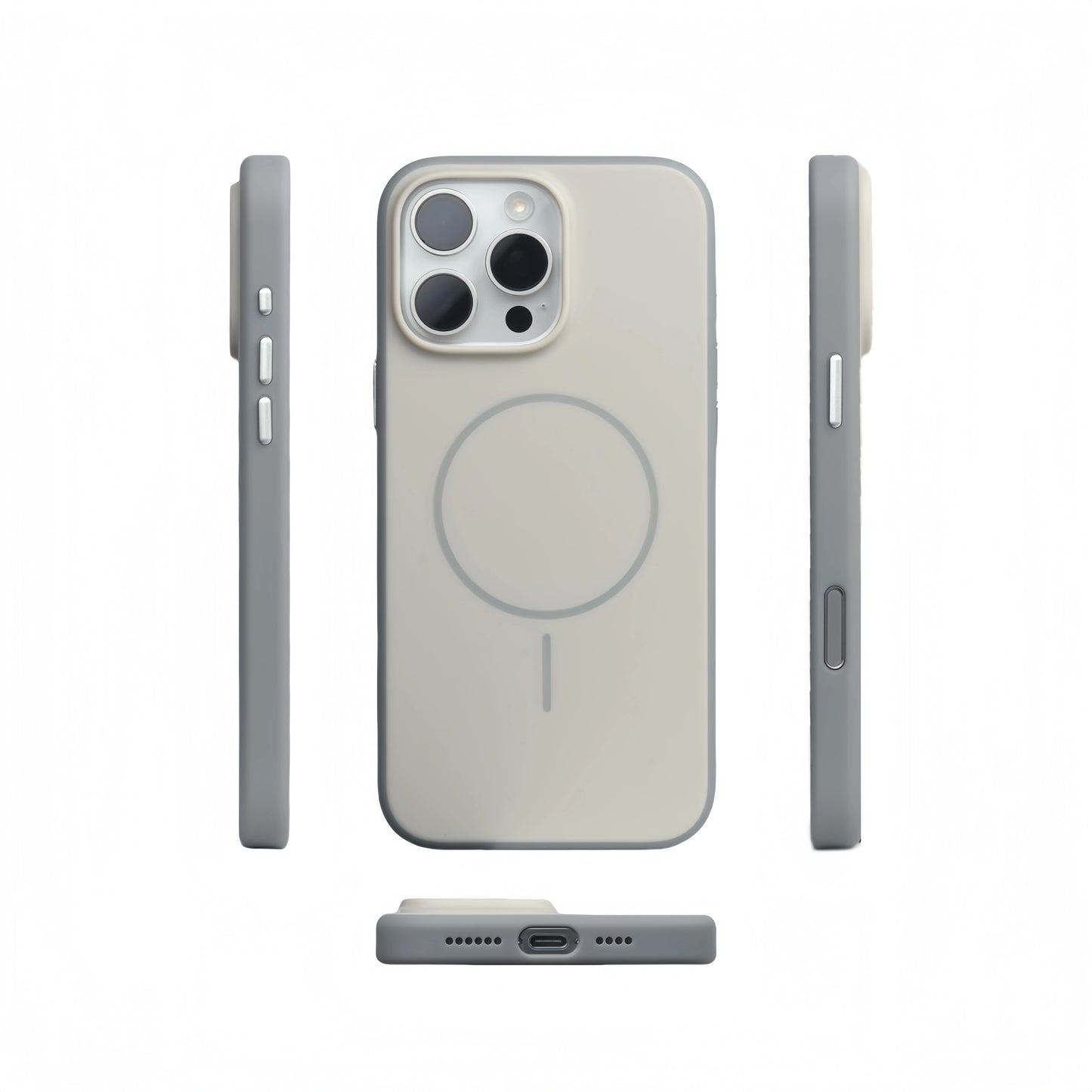 CASEfiy Magnetic Matte Contrast iPhone 17/16 Case