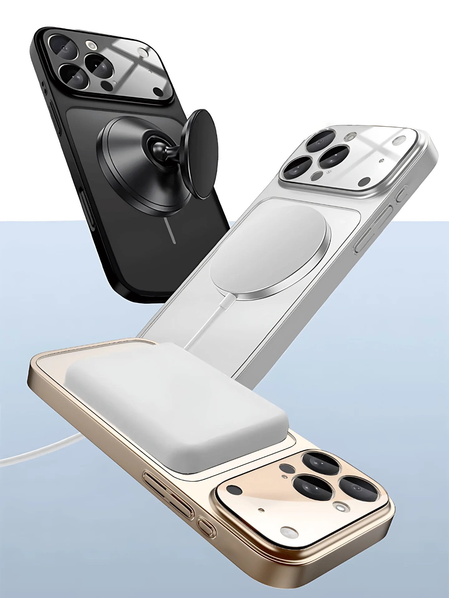 iPhone 17 Series Frosted Glass Magnetic Case