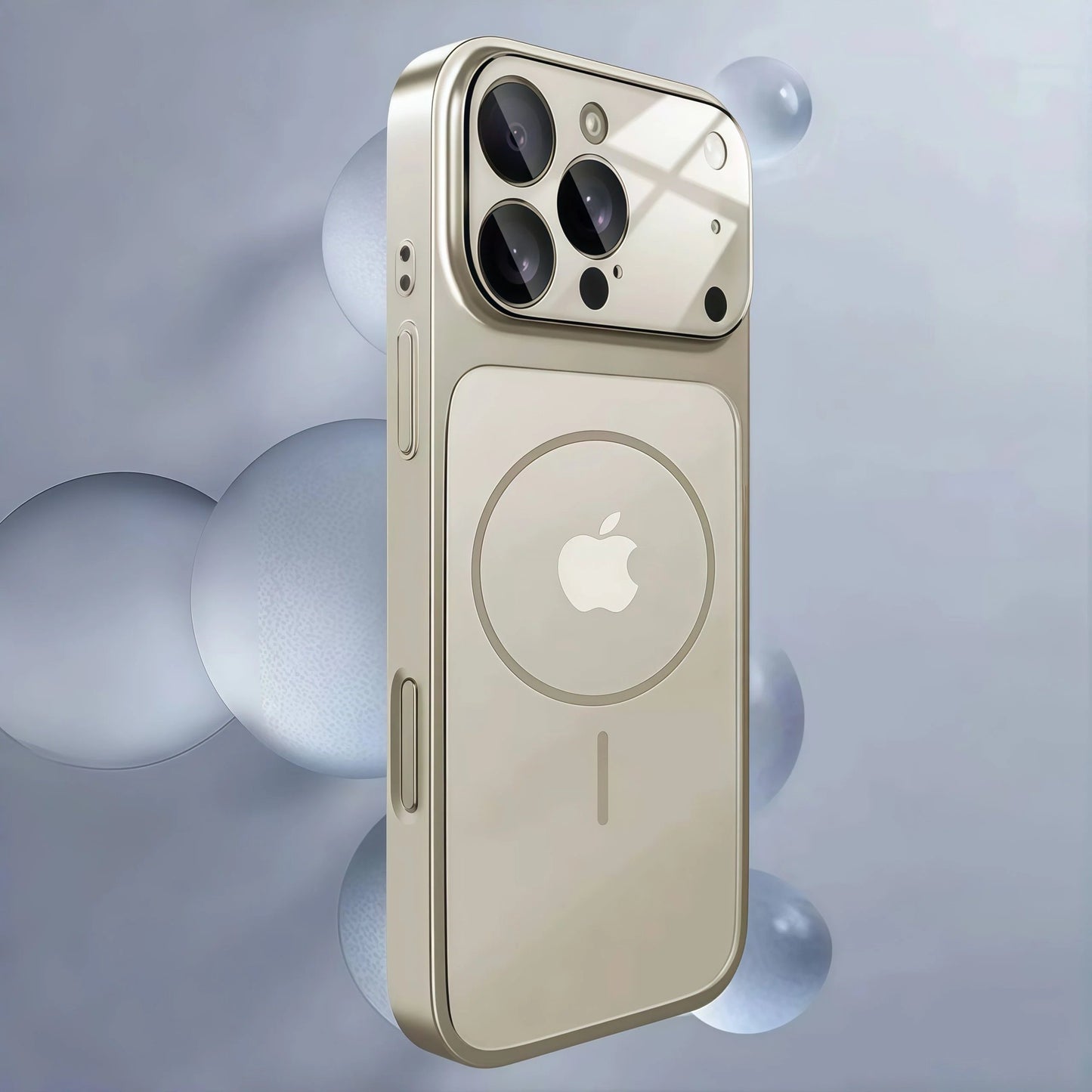 iPhone 17 Series Frosted Glass Magnetic Case