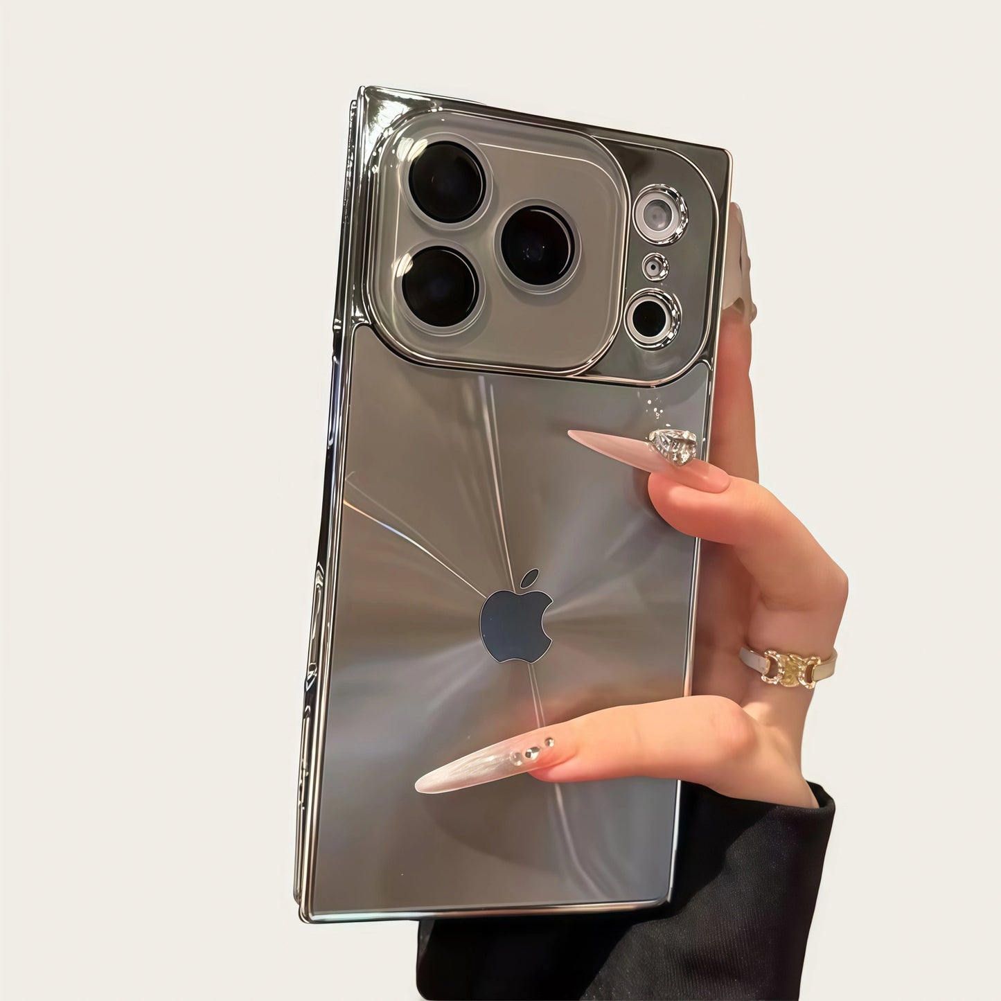 iPhone 17 ProMax Aurora Electroplated Laser Phone Case