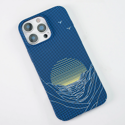 CASEfiy “Moon Over the Sea” iPhone Case