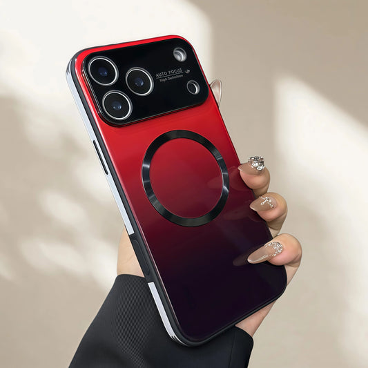 iPhone 17 ProMax Gradient Glass-Gloss MagSafe Case