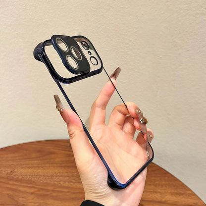 iPhone 17 ProMax Dual Stand Transparent Magnetic Phone Case