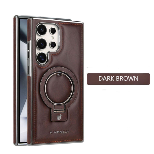 CASEfiy Leather Magnetic Stand Phone Case For Samsung Galaxy S25/S24/S23