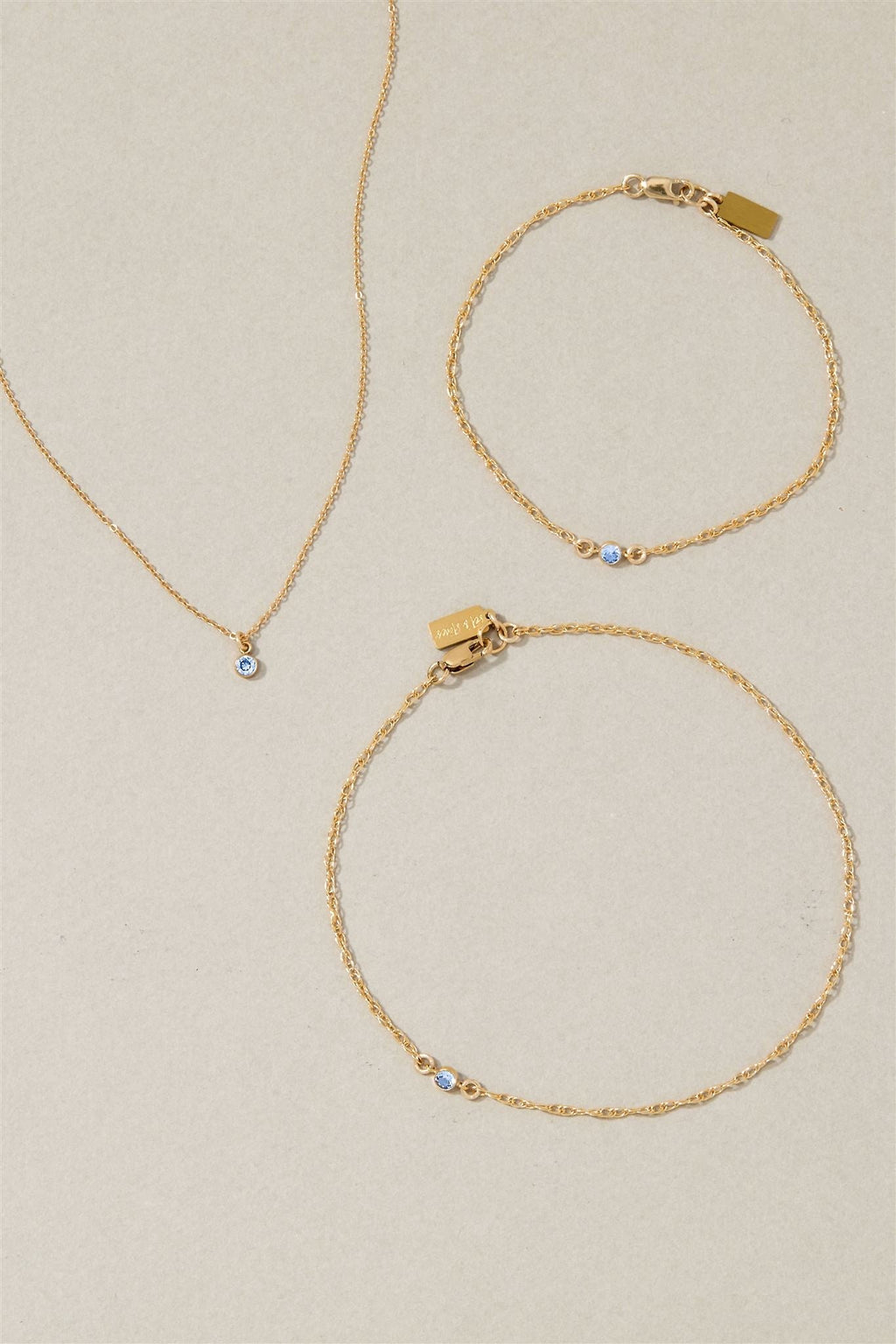 Something Blue Anklet