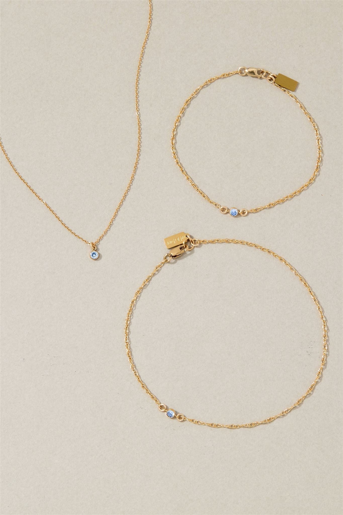 Something Blue Anklet