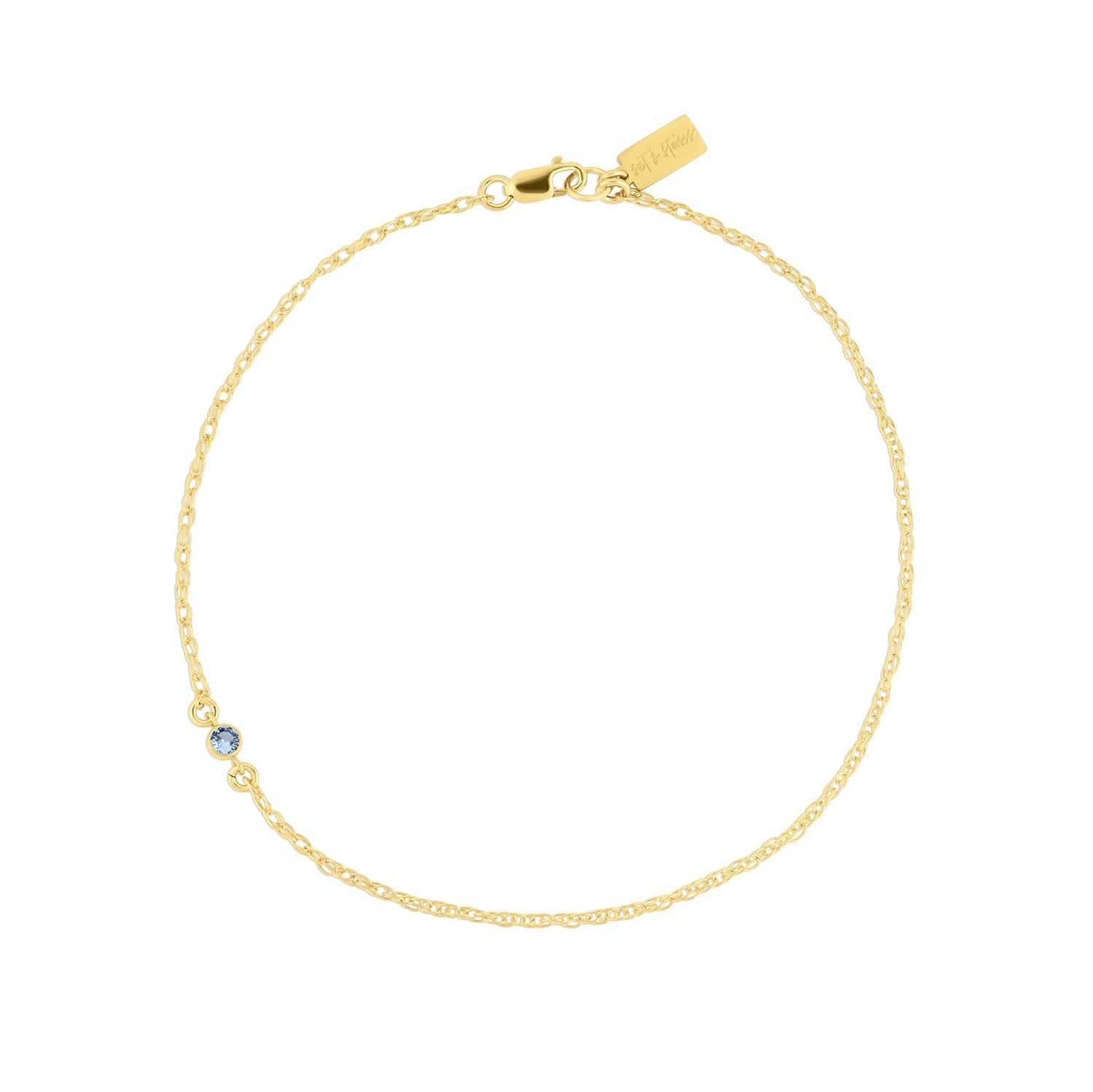 Something Blue Anklet