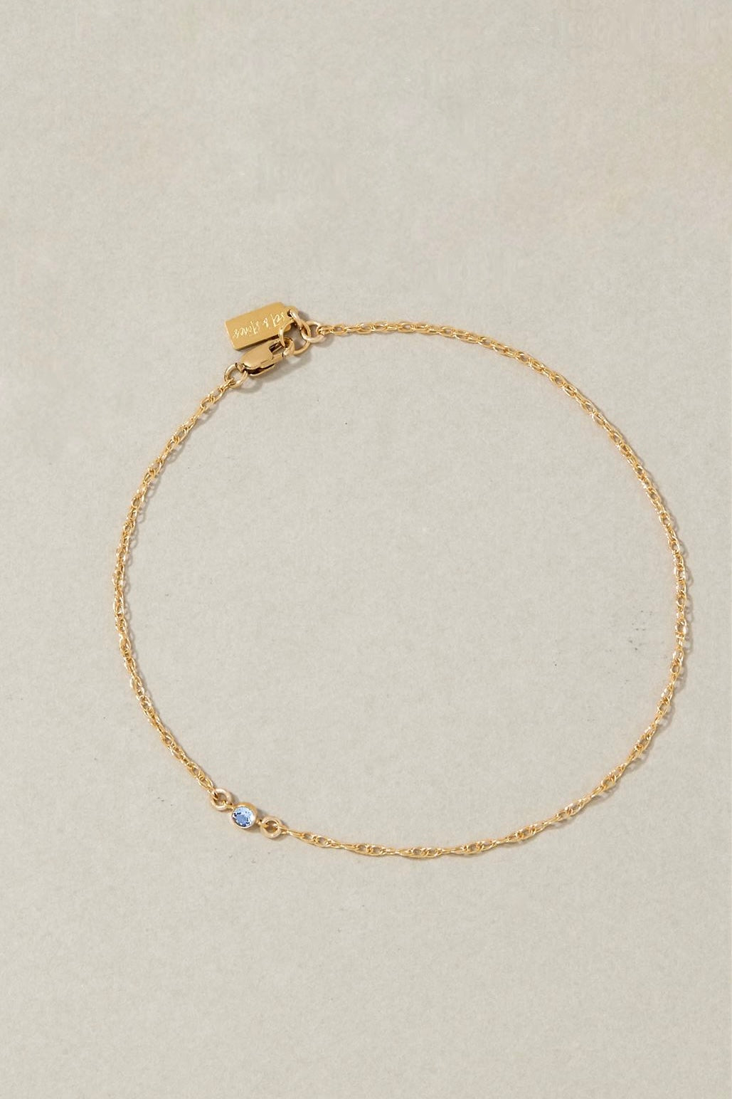 Something Blue Anklet