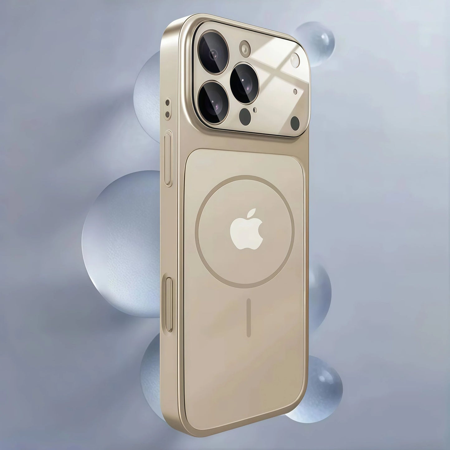 iPhone 17 Series Frosted Glass Magnetic Case