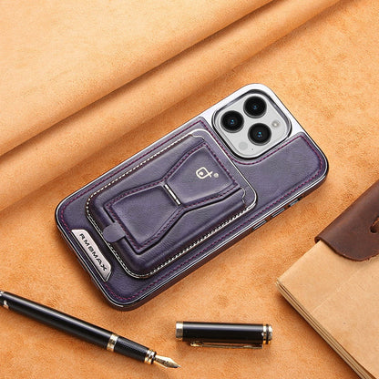 Magnetic Leather iPhone Case with Detachable Card Holder