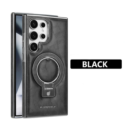 CASEfiy Leather Magnetic Stand Phone Case For Samsung Galaxy S25/S24/S23